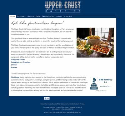 UpperCrust website